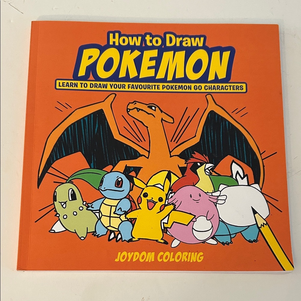 How to Draw Pokemon step by step illustration book for 48 characters